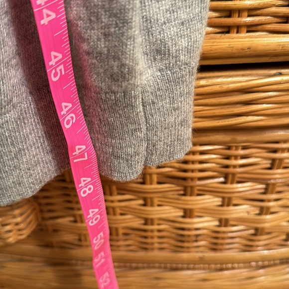 Gray TOPSHOP sweater dress with tie front. Sz 8 - Picture 4 of 6